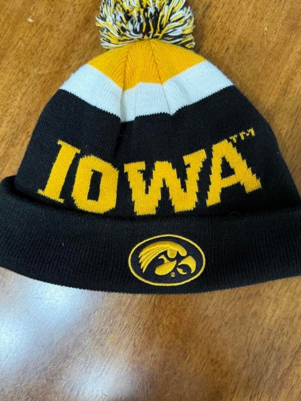 Iowa Hawkeyes Beanie Hat | Black | Winter Hat